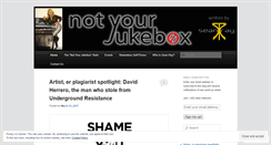 Desktop Screenshot of notyourjukebox.com